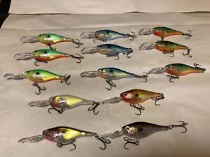 Rapala GSR 5.   LOT OF  (13) LURES  No Box Never been fished)