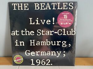 New ListingTHE BEATLES LIVE AT THE STAR CLUB HAMBURG, GERMANY 1962 NEW SEALED VINYL 2LP