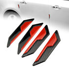 4x Car Side Door Edge Anti-Collision Scratch Protector Strips Stickers Decal Red (For: More than one vehicle)