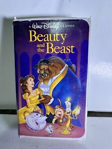 New ListingDisney’s Beauty and the Beast (VHS Tape, 1992) Clamshell Black Diamond -TESTED