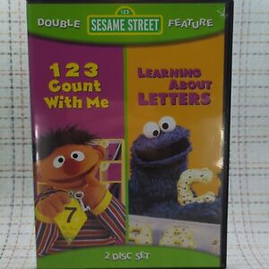 Sesame Street Double Feature: 123 Count with Me / Learning About Letters [DVD] D