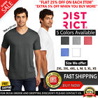District Mens Perfect Tri-Blend Soft Comfort Tee V-Neck Casual T-Shirt - DT1350