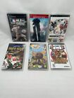 Sony PlayStation PSP Portable Cases and Manuals Only Bundle Lot of 6 NO Games