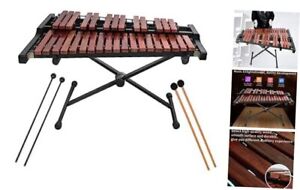 32 Note Xylophone Professional Wooden Glockenspiel Xylophone with Mallet and