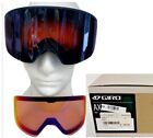 $190 Giro Axis Ski Snow Goggles NIB Adult Midnight Mono + Bonus Lens OTG '22/23