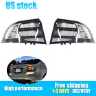 For 2004-2008 Acura TL Rear LH & RH Black Housing Clear Lens Tail Light Cover (For: 2008 Acura TL)