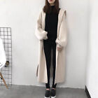 Womens Cashmere Wool Fashion Knitted Sweater Cardigan Outwear Oversize Coat