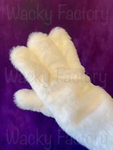 NEW Easter Bunny Hands Gloves Paws Mascot Costume Replacement Parts