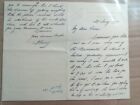 Henry Wilde Titanic Chief Officer signed letter from Henry Aldridge