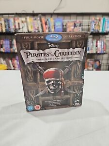 New ListingPirates of the Caribbean: Four-Movie Collection (Blu-ray Disc, 2012, 4-Disc Set)