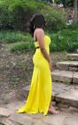 Canary Yellow, Morilee Prom Dress, Size 8