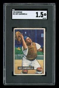 1951 BOWMAN #31 ROY CAMPANELLA SGC 1.5 CENTERED GREAT COLOR-FOCUS STRONG EXAMPLE