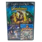 Jumanji (1995) Zathura (2005) Goosebumps (2015) 3-Movie Collection DVD New