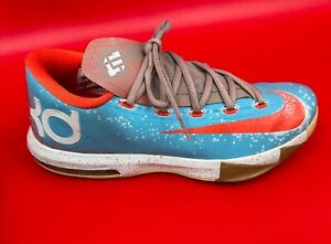 Nike KD 6 Maryland Blue Crab 2013 Size 9 Gamma Blue Grey Teal  599424 40