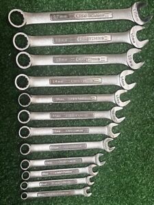 12 Piece Sears Craftsman Open End - Box End Metric Wrench Set 