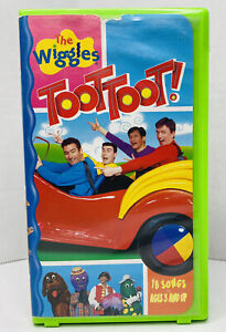 The Wiggles Toot Toot VHS 2000 Murray Cook Jeff Fatt  Anthony Field Green Clam