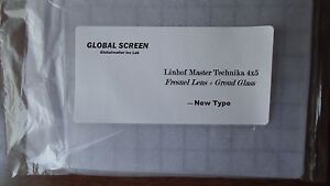 New Linhof Master Technika 4x5 Camera Fresnel Lens+Ground Glass-Best quality