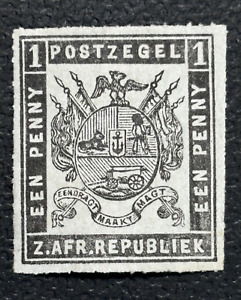 TRANSVAAL  stamp GB 1872 Coat Of Arms 1d / NG / EL965