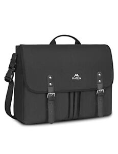 Laptop Bag 17.3 Inch, Laptop Briefcase for Men Women, Large Black