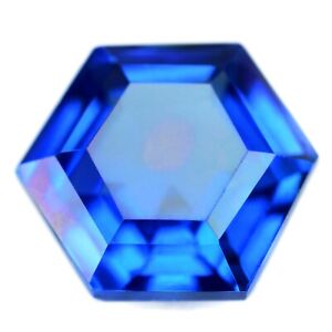 10 Ct Natural Kashmiri Blue Flawless Sapphire Fancy Cut Certified Loose Gemstone