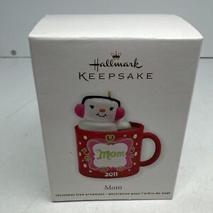 Hallmark Keepsake Mom Hot Chocolate Marshmallow Christmas Ornament