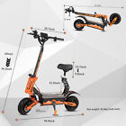 New Listing5600W 60V 27AH Foldable Electric Scooter Adult Dual Motor 11in Off-Road Tire hDZ