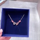 Swarovski pink candy Love necklace for women