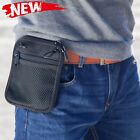 Black Concealed Carry Gun Pouch Pistol Holster Fanny Pack Waist Pocket Belt Loop
