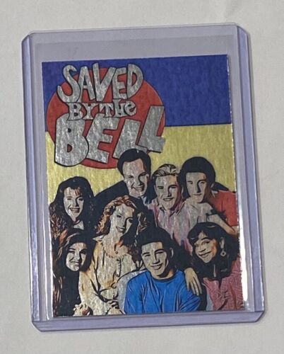 Saved By The Bell Platinum Plated Limited Edition Artist Signed Trading Card 1/1