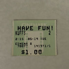 5/19/92 Cinemark Cinemas KUFFS Movie Ticket Stub $1 Bargain HAVE FUN! Admit One