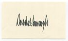 Donald Trump Signed 3x5 Index Card Autographed Signature President