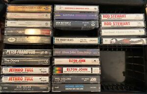 New ListingCassette Tape Lot Of 25 Classic Rock Pop Aerosmith Jethro Tull Santana Buffett