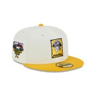 Pittsburgh Pirates Retro All Star Game Patch New Era 59FIFTY Fitted Hat~Cream