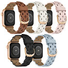 For Apple Watch Leather Strap Series 9 8 7 6 5 4 3 SE 42/44/41/45mm iWatch Band
