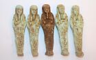 Rare Egyptian Antique 5 Pharaonic Ushabti Statues Shabti BC Egyptology
