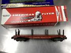 american Flyer 24558 Very Rare load car, trees are missing, box repo
