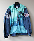 New MLB Seattle Mariners 2023 ALL STAR GAME embroidery zip up poly jacket men M