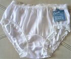 VTG. CAROLE'S VIRGIN WHITE DUPONT ANTRON & RUFFLED LACE LITTLE GIRL BLOOMERS XS