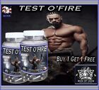Test O'Fire #1 Testosteron Booster IGF1 Male Enhancement 100 Deer Antler Velvet