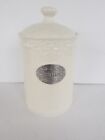 New THL Classic Farmhouse French Shabby Chic Silver Label COFFEE Canister