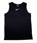 Nike Men’s Sleeveless Shirt Tank Top Black Size Small Center Swoosh