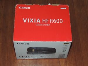 New Open Box Canon VIXIA HF R600 HD Camcorder - BLACK - 013803254792 - 0280C001