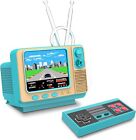 Family Pocket Retro Video Games Player Console GV300S Mini TV Style 308 Plug Pla