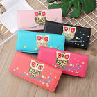 Cartoon Women/Girl Owl Leather Wallet Clutch Card Holder Cash Purse Handbag Bag