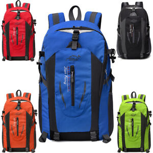 40L Men Women Travel Backpack Rucksack Camping Laptop Hiking School Book Bag