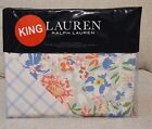 Lauren Ralph Lauren Macey Floral Blue 3-Pc. Cotton King Duvet Cover & Sham Set