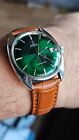 VINTAGE OMEGA SEAMASTER GREEN DIAL MEN'S AUTOMATIC WATCH 1969
