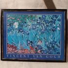 Vincent Van Gogh Irises Painting 10x8 Inch Framed Art Print W/ Glass