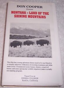 Don Cooper Presents Montana - Land of the Shining Mountains VHS Video
