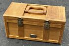 Thomas Pacconi Classics Museum Series Wood Tool Box Chest Authenticity Papers
